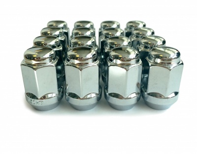 (Single) 14x1.50 19 Hex 35mm TPi Tapered Wheel Nut Closed