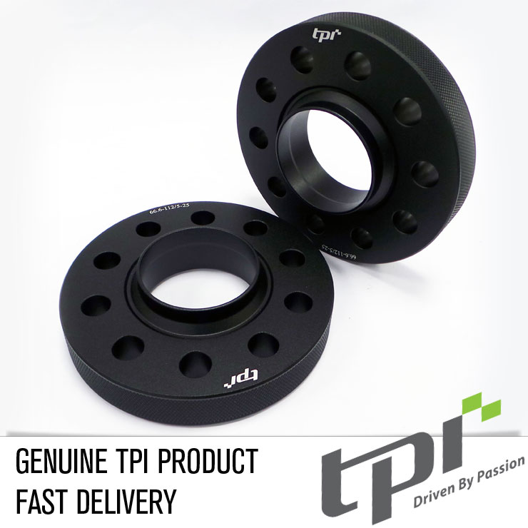 5x100/5x112 25mm Centre: 57.1 TPi Hubcentric Wheel Spacers VW/Audi Pair