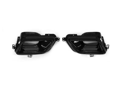 VELAR Black Pack - Rear Bumper trim & Exhaust conversion + Gloss Black front Grille