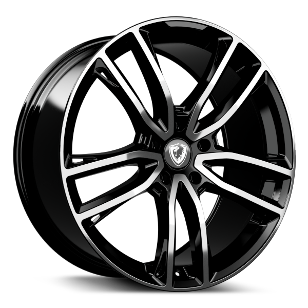 22 inch Cades Helious Alloy Wheel | Black Polish