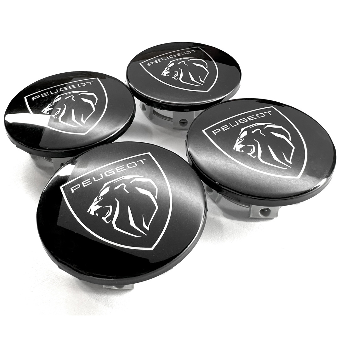 4x Peugeot 55mm Alloy Wheel Hub Centre Caps Set Of 4 Centre Cap Brand New