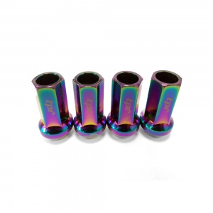 12x1.25 19 Hex 45mm TPi Polarised Racing Nut (Pack of four)
