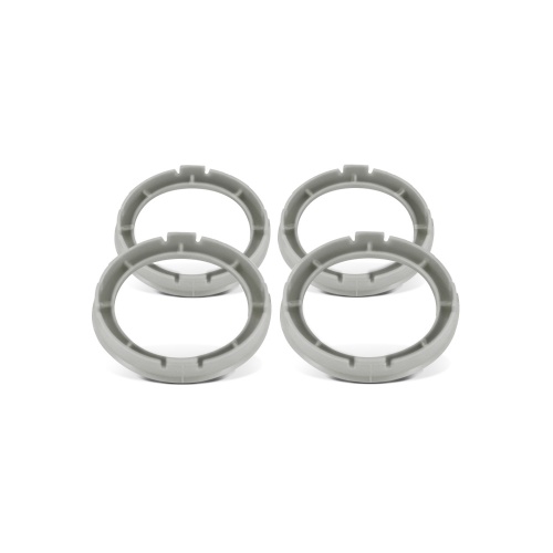 Set of Four Spigot Rings 72.5 - 66.6 Tpi Grey