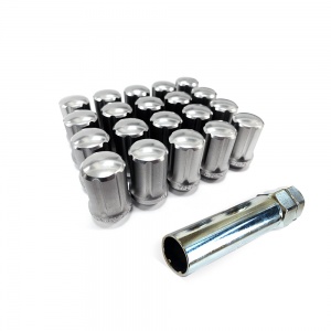 12x1.25 20D 33L TPi SD (Tuner) Aluminium Silver 20 Pack with Key