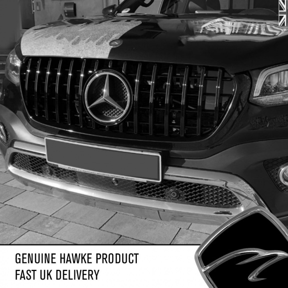 Hawke GTR Style Front Grille Black Grill Fits Mercedes X-Class 470 X Class