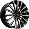 HAWKE Chayton Alloy Wheels 20 inch 5x108 (ET45) | Black Polish x 4 | fits Range Rover Evoque, Velar and Jag F-Pace models