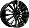 HAWKE Chayton Alloy Wheels 20 inch 5x120 (ET48) | Black Highlight x 4 | fits Range Rover Sport, Vogue and Discovery models