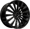Hawke Chayton wheels 22 x 9.5j 5-108 | Gloss Black Set of four | fits Bentley Continental, GT, GTC and Flying Spur