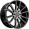 HAWKE Denali Alloy Wheels 20 inch 6x114 (ET40) | Black Polish x 4 | fits Mercedes X Class and Nissan SUVs models