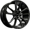 HAWKE Falkon Alloy Wheels 22 inch 5x120 (ET42) | Black Accent x 4 | fits Range Rover Sport, Vogue and Discovery models