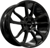 HAWKE Falkon Alloy Wheels 22 inch 5x120 (ET42) | Black x 4 | fits Range Rover Sport, Vogue and Discovery models
