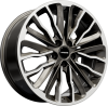 HAWKE Harrier Alloy Wheels 22 inch 5x120 (ET40) | Gunmetal Polish x 4 | fits Range Rover Sport, Vogue and Discovery models