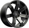 Hawke Summit XV wheels 20 x 9j 5-120 | Matt Black Accent Set of four | fits Range Rover Sport, Vogue, Discovery