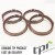 (Single) Spigot Ring 73.0 - 63.4 TPi Brown
