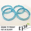 Set of Four Spigot Rings 72.5 - 60.1 Tpi Process Blue