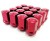 (Single) 12x1.25 19 Hex 35mm TPi XR Alloy Racing Nut Red