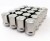 (Single) 12x1.25 19 Hex 35mm TPi XR Alloy Racing Nut Silver