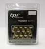 12x1.25 20D 33L TPi SD (Tuner) Nutz Steel Gold 20 Pack with Locks
