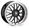 Cades Tyrus wheels 17 x 7J 4x100 | Black lip Polish Set of four