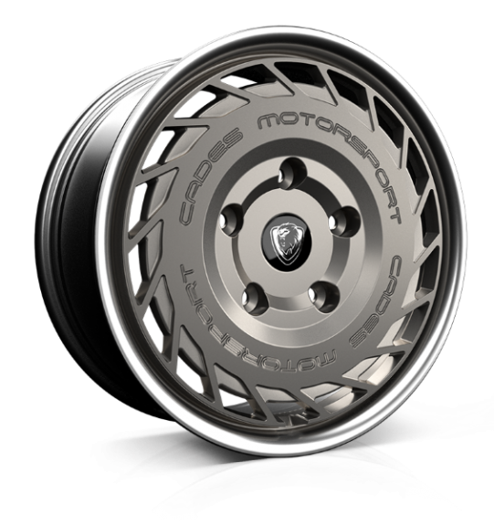 18 inch Cades RT Commercial Alloy Wheel | Gunmetal lip Polish