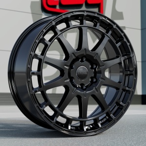 18 inch Cades RZ Transit Alloy Wheel | Black | 5x160 Bolt pattern (PCD) | Single Wheel