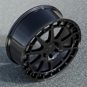 20 inch Cades RZ Transit Alloy Wheel | Black | 5x160 Bolt pattern (PCD) | Single Wheel