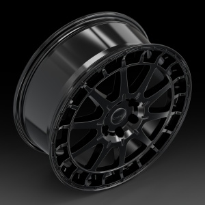 20 inch Cades RZ Transit Alloy Wheel | Black | 5x160 Bolt pattern (PCD) | Single Wheel