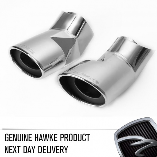 HAWKE Chrome Exhaust Tips for Range Rover Sport & L322 Vogue
