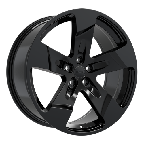 22 inch Hawke Five-Tooth Alloy Wheels| Gloss Black | 5x120 Bolt pattern (PCD) | Set of 4