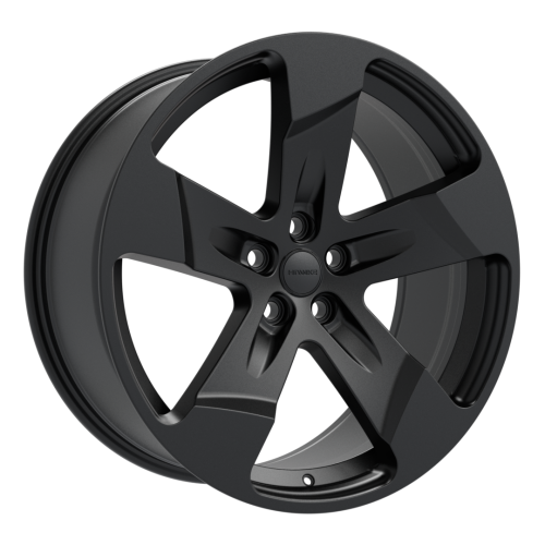 22 inch Hawke Five-Tooth Alloy Wheels| Matt Black | 5x120 Bolt pattern (PCD) | Set of 4