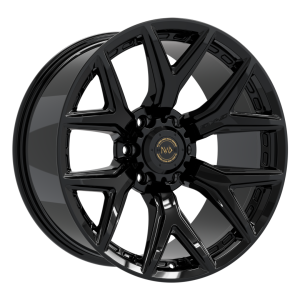 20 inch Hawke 6YS Alloy Wheel | Gloss Black | 6x139 (PCD) | ET00 | Set of 4