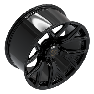 20 inch Hawke 6YS Alloy Wheel | Gloss Black | 6x139 (PCD) | ET00 | Set of 4