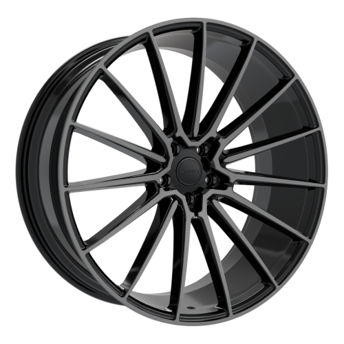 24 inch Hawke Luxor Alloy Wheels | Black Shadow | 5x120 Bolt pattern (PCD) | Set of 4