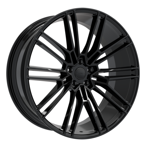 24 inch Hawke Monarch Alloy Wheels | Gloss Black | 5x120 Bolt pattern (PCD) | Set of 4