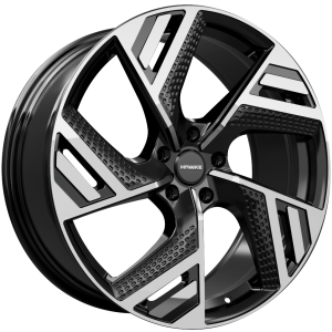 20 inch Hawke Valor Alloy Wheel | Black Polished