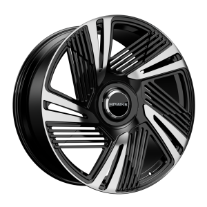 22 inch Hawke Revenant Forged (front) Alloy Wheel | Black Polished | Ghost II
