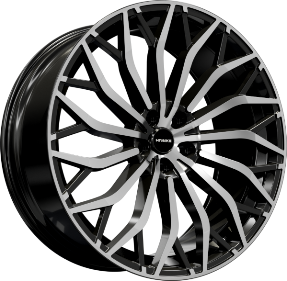 22 inch Hawke Zenith Alloy Wheel | Black Polished