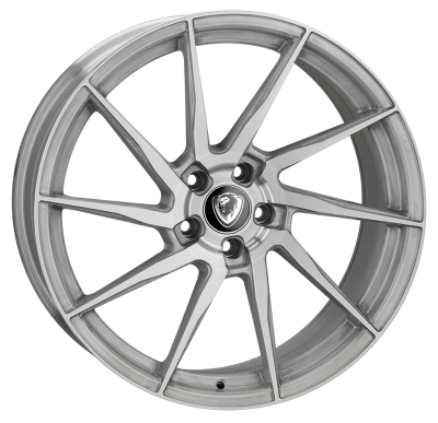 Cades Kratos Alloy Wheels 20 inch 5x112 (ET22) | Brushed Silver x 4 | fits Mercedes and Audi models