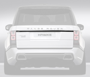 Tailgate Trim Replacement Strip (with clips) - Gloss Black Range Rover L405