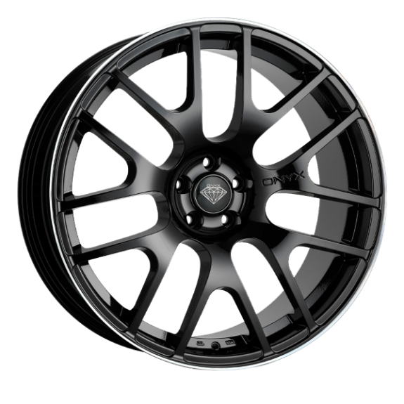 22 inch Onyx Amethyst Alloy Wheel | Black Lip Polish