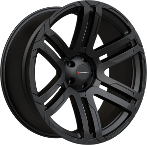 22 inch Redefined Reactor Alloy Wheel | Matt Black | 5x120 Bolt pattern (PCD)