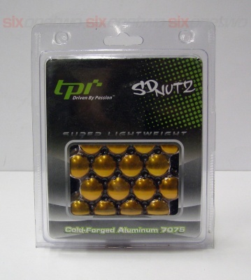 12x1.25 20D 33L TPi SD (Tuner) Aluminium Gold 20 Pack with Key