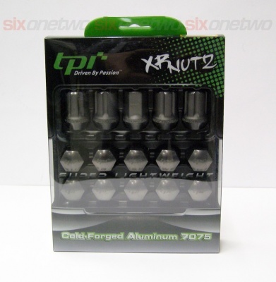 12x1.25 19 Hex 35mm TPi Alloy XR Nutz Titan 20 Pack with Locks