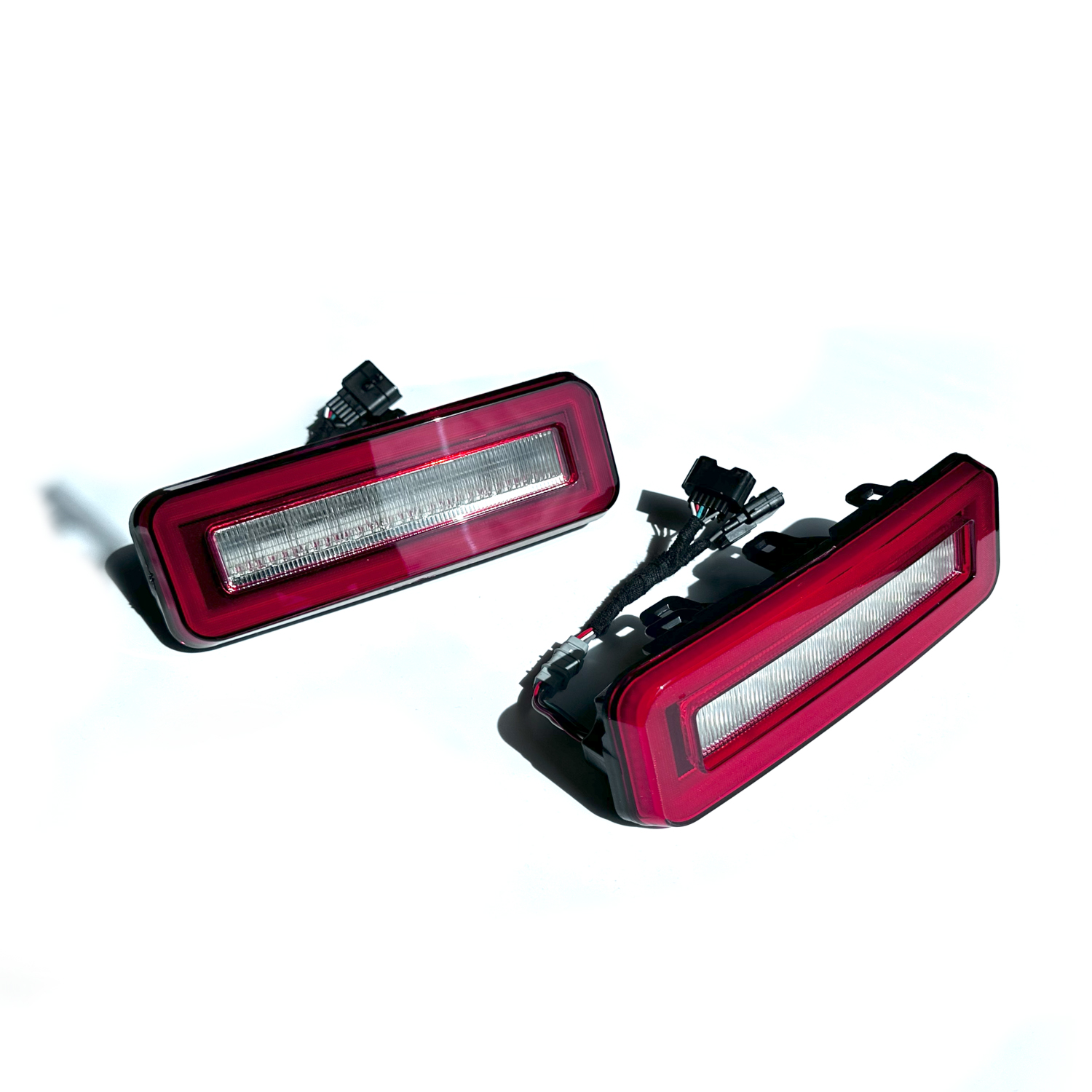 Defender L663 90/110/130 Additional Recessed Reverse Lamps - Red LED ...