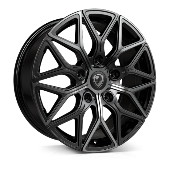 Cades RC wheels 18 x 8j 5-160 | Black Stealth Set of four | fits Ford Transit Custom