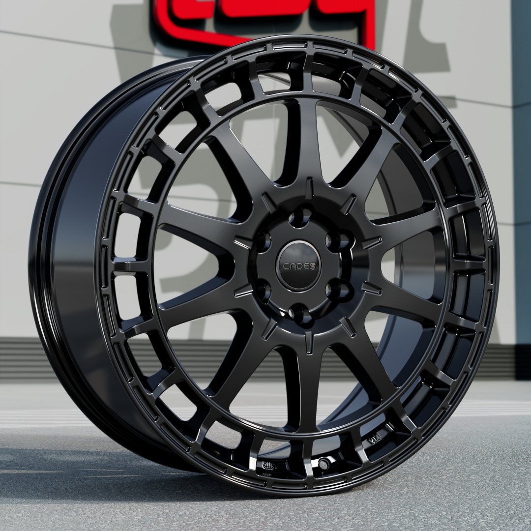 20 inch Cades RZ Transit Alloy Wheel | Black | 5x160 Bolt pattern (PCD) | Single Wheel