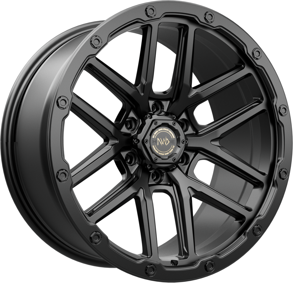 20 inch Hawke Canti Alloy Wheel | Matt Black | 6x139 Bolt pattern (PCD)