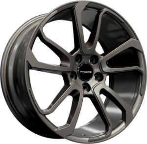 HAWKE Falkon Alloy Wheels 22 inch 5x120 (ET45) | Gunmetal x 4 | fits Range Rover Sport, Vogue and Discovery models