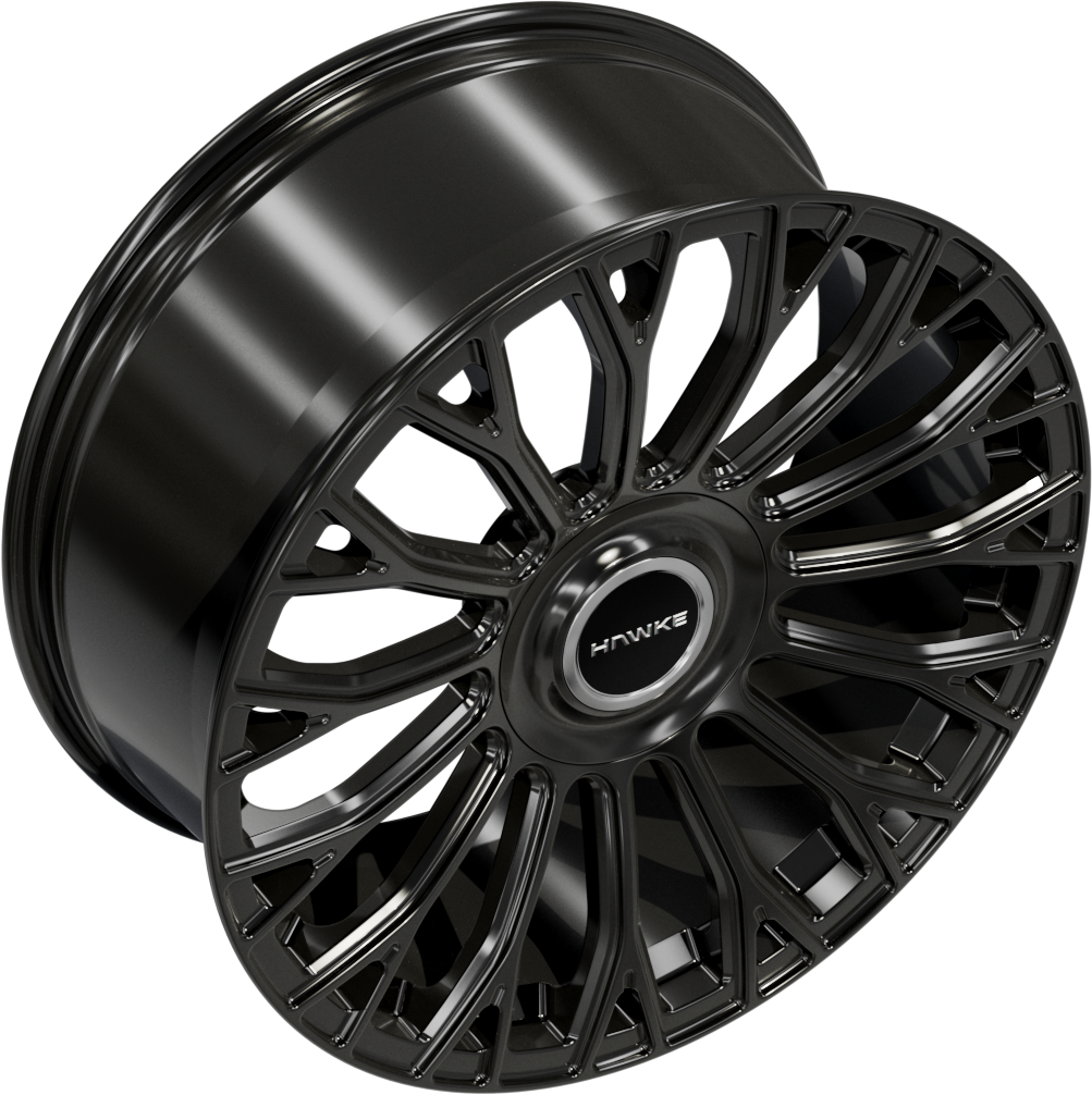 22 inch Hawke Graff Forged (front) Alloy Wheel | Black | 5x120 Bolt ...