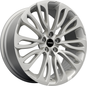 HAWKE Halcyon Alloy Wheels 23 inch 5x120 (ET38) | Matt Silver x 4 | fits Range Rover Sport, Vogue and Discovery models